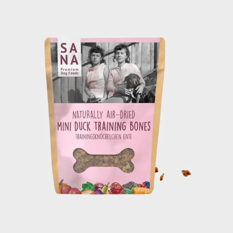 FRIANDISES D’ÉDUCATION POUR CHIEN EN FORME D'OS - CANARD (100 g ou seau de 1 kg)