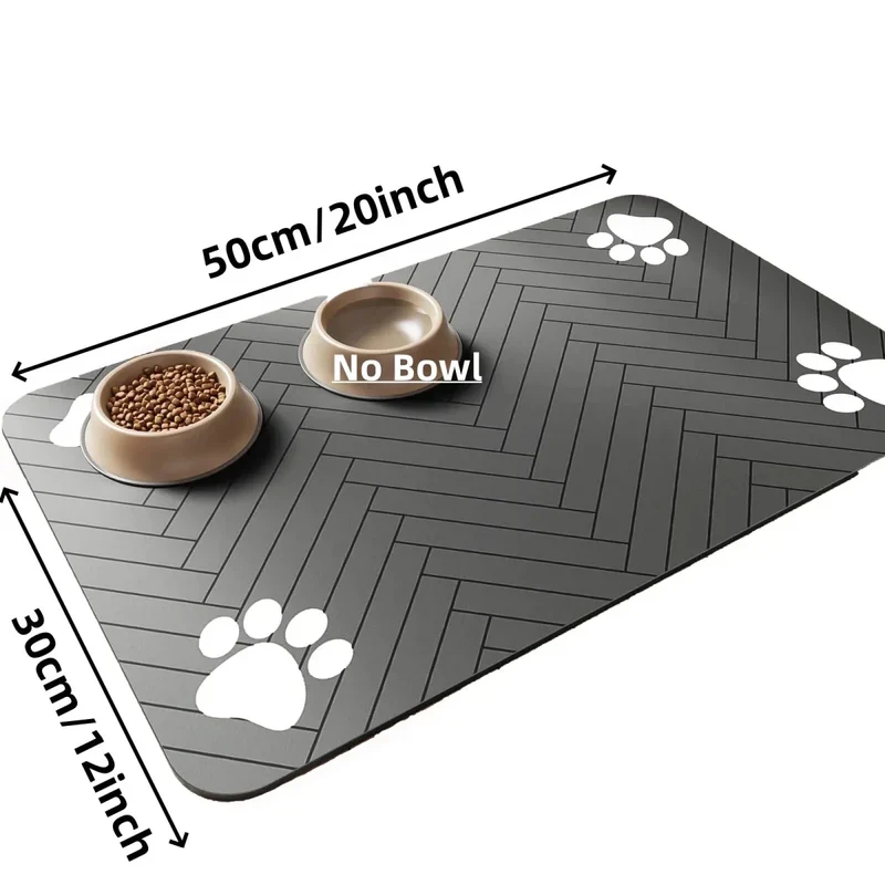 Tapis Gamelle Antidérapant Grand Modèle Chien