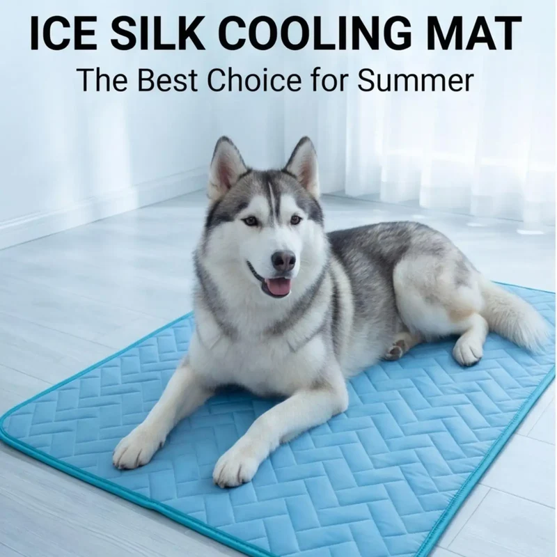 Tapis Rafraîchissant pour Chien Soie Glacée Cinq Tailles