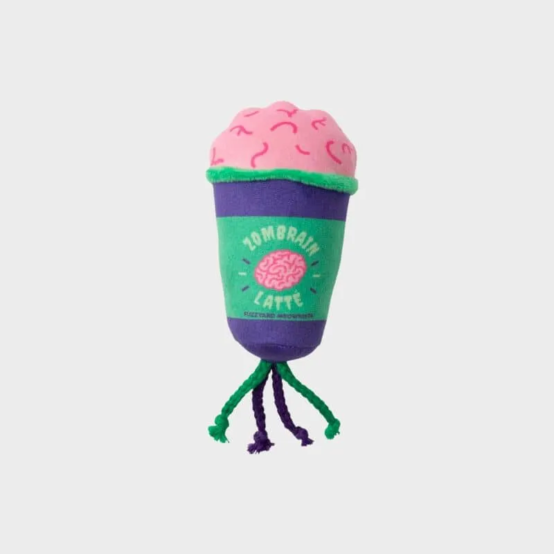 JOUET POUR CHAT À L’HERBE À CHAT - ZOMBRAIN LATTE 🧟🧠
