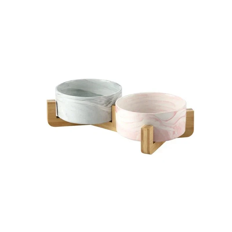 Gamelle Céramique Surélevée Design Gros Chien