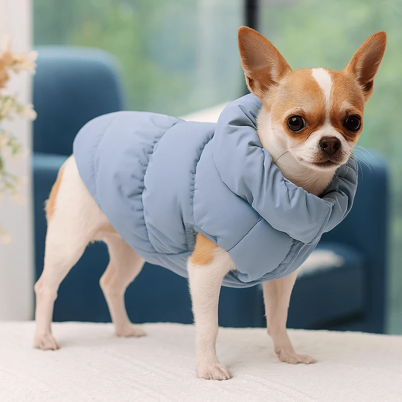 Manteau Imperméable Polaire Petit Gros Chien