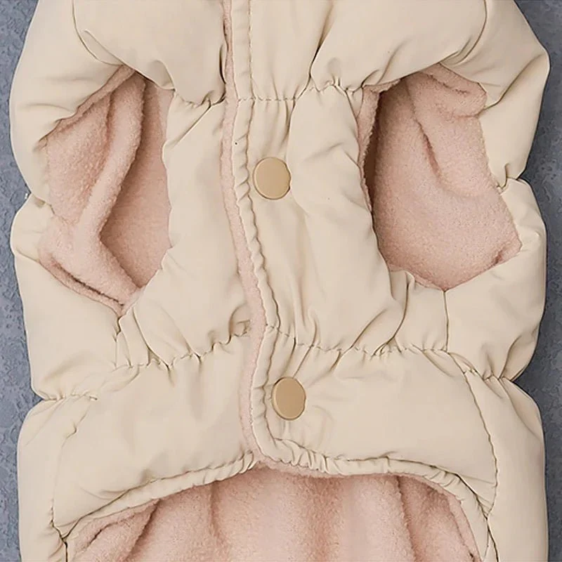 Manteau Imperméable Polaire Petit Gros Chien