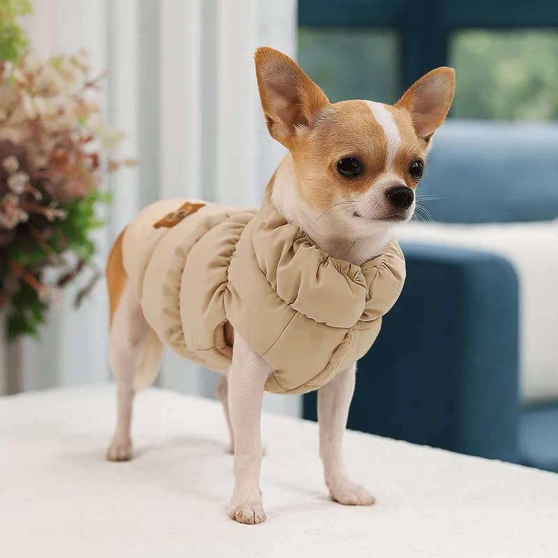 Manteau Imperméable Polaire Petit Gros Chien