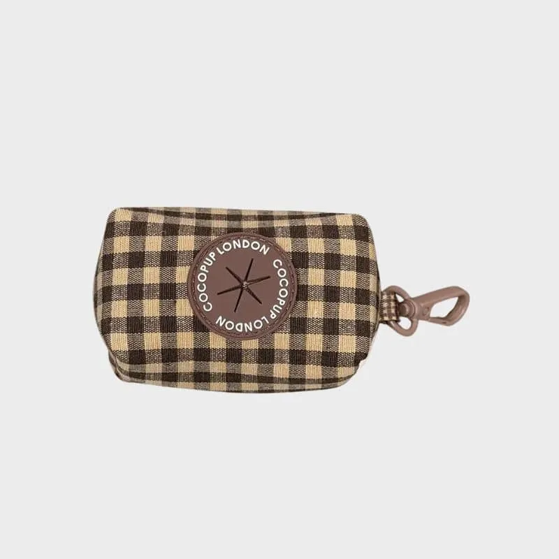 DISTRIBUTEUR DE SACS À DÉJECTION - CARREAUX "COTSWOLD CHECK"