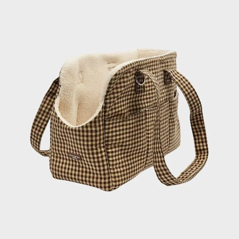 SAC DE TRANSPORT POUR CHIEN (< 8KG) - COTSWOLD CHECK