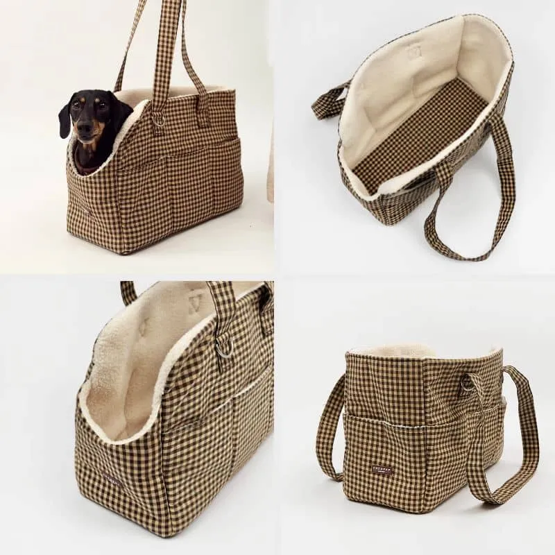 SAC DE TRANSPORT POUR CHIEN (< 8KG) - COTSWOLD CHECK