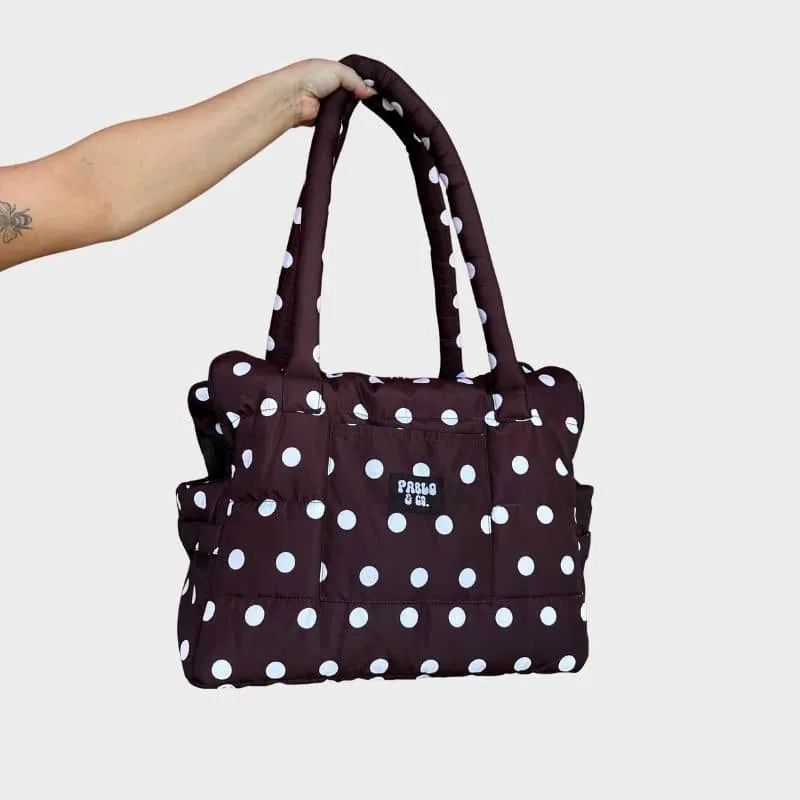 SAC DE TRANSPORT POUR CHIEN (< 7KG) - POLKA DOTS