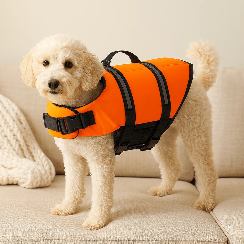 Gilet Sauvetage Réfléchissant Gros Chien