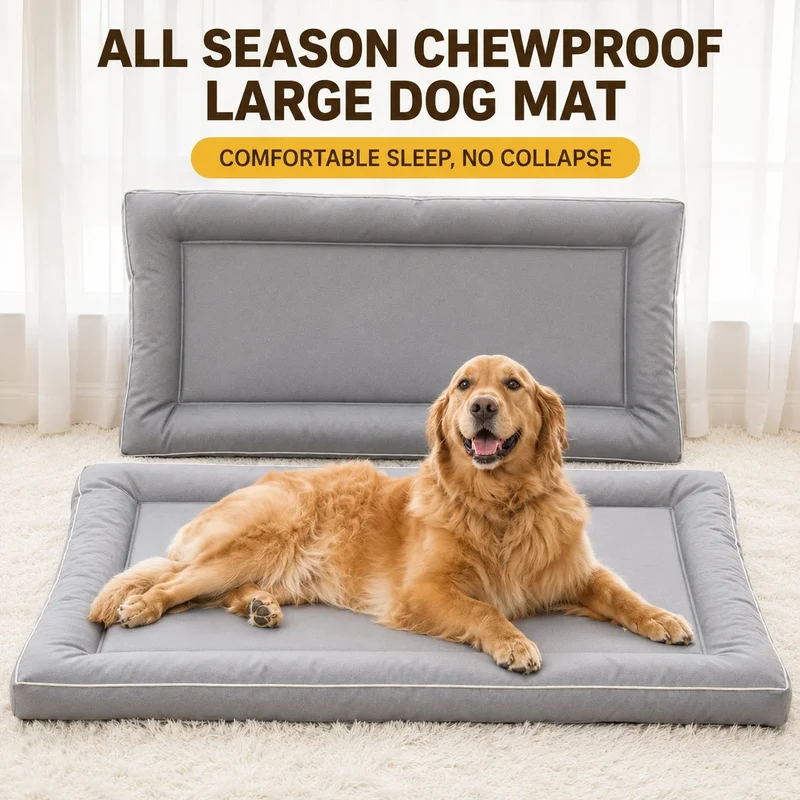 Matelas Étanche Résistant aux Morsures pour Grand Chien