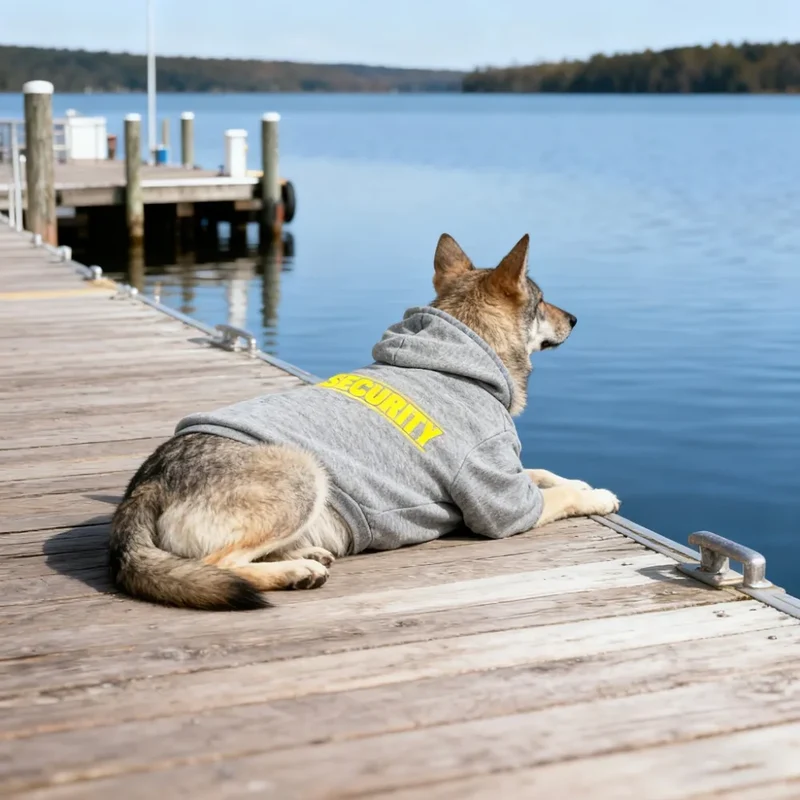 Sweat à Capuche Security Doublé Polaire pour Chien