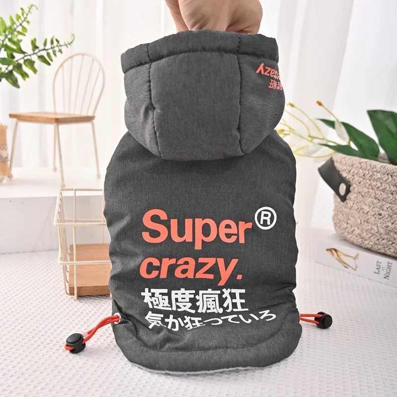 Manteau Coupe-Vent à Capuche pour Chien Petit à Grand