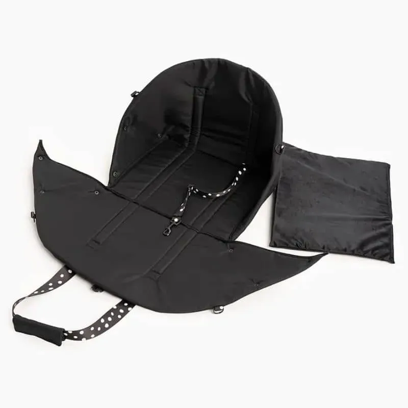 SAC DE TRANSPORT CONVERTIBLE 3-EN-1 - NOIR PETIT POIS