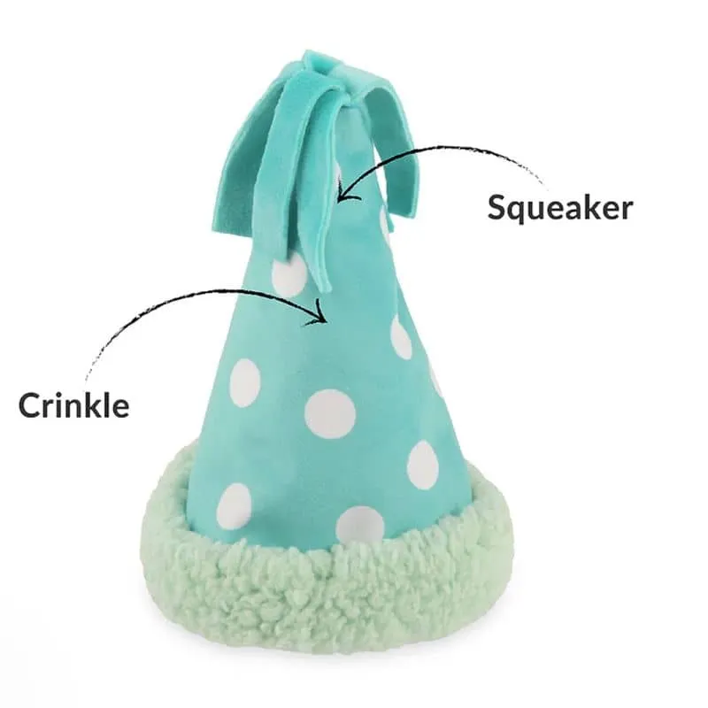 PELUCHE POUR CHIEN - CHAPEAU D'ANNIVERSAIRE 🥳