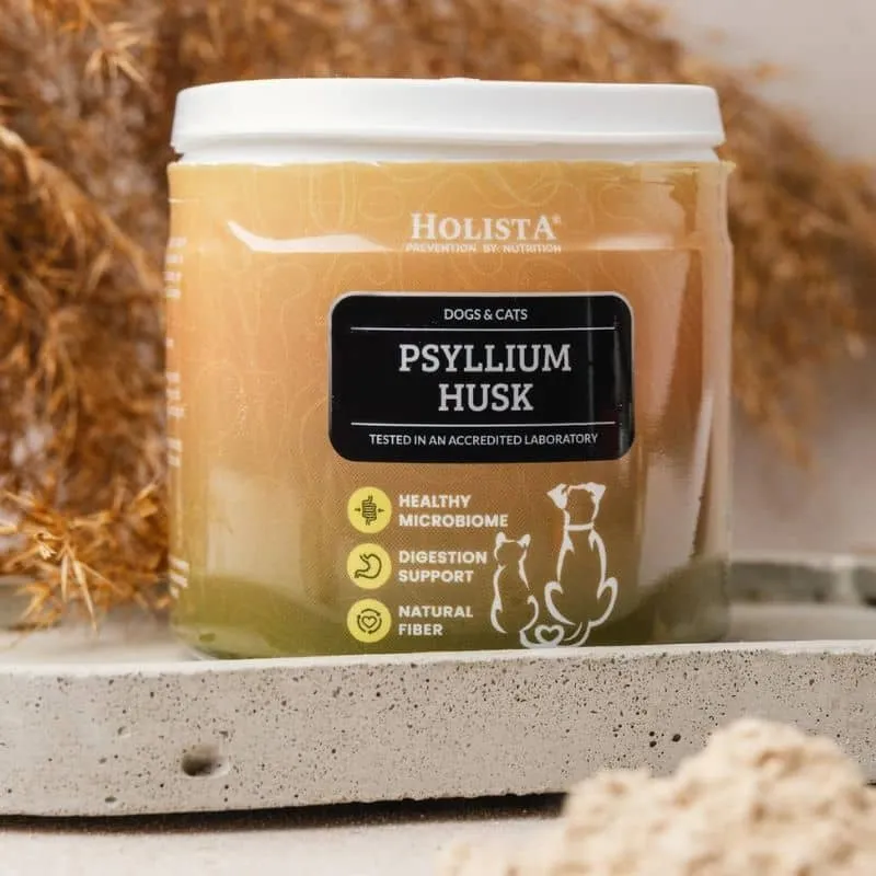 PSYLLIUM - COMPLÉMENT ALIMENTAIRE POUR SYSTÈME DIGESTIF POUR CHIEN ET CHAT