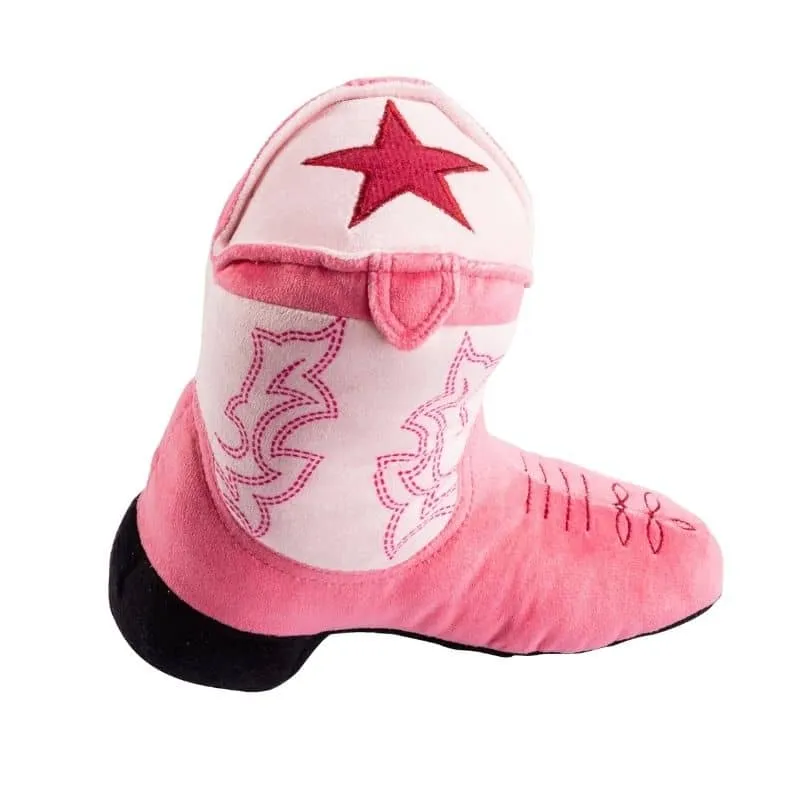 PELUCHE POUR CHIEN - BOTTE DE COWBOY ROSE