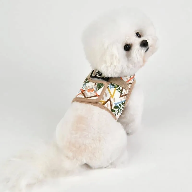 HARNAIS VESTE POUR CHIEN - BOTANIQUE BEIGE 🌿
