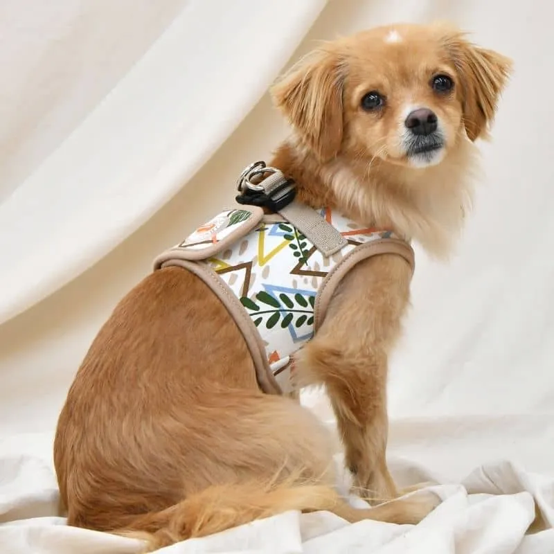HARNAIS VESTE POUR CHIEN - BOTANIQUE BEIGE 🌿