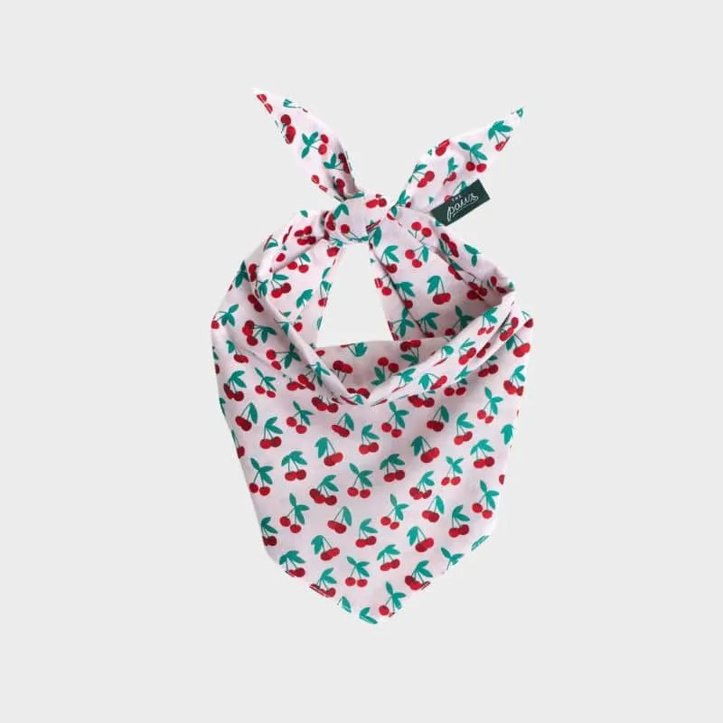 BANDANA POUR CHIEN - CERISE "CHERRY POP" 🍒