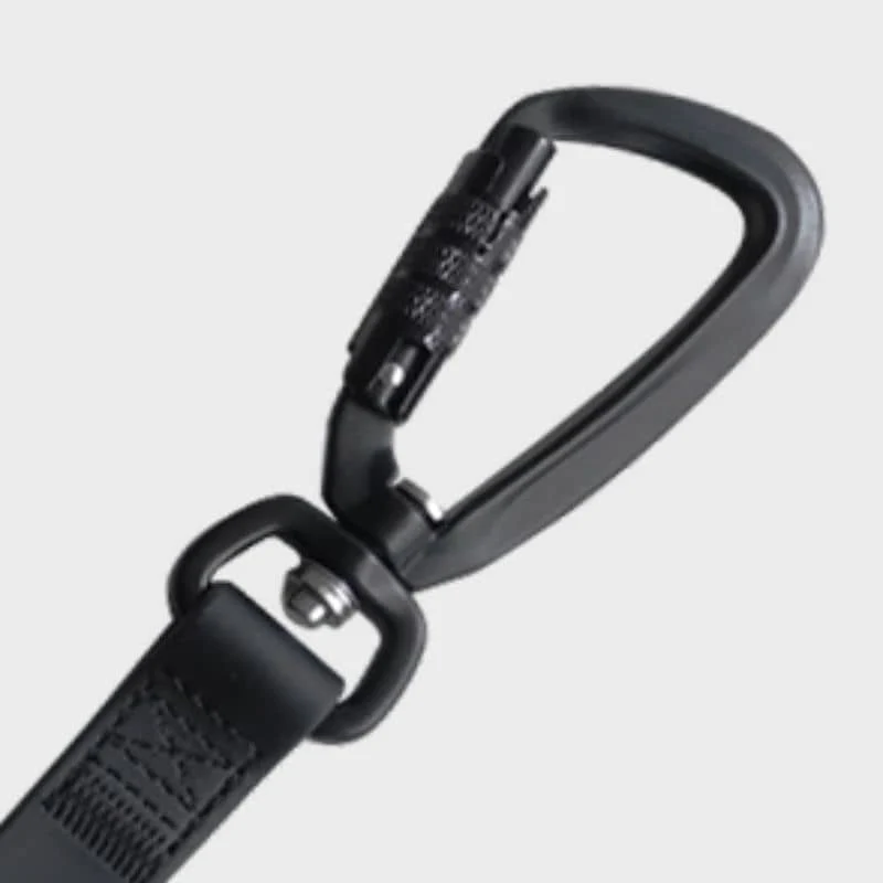 LONGE POUR CHIEN WATERPROOF - NOIR (6 MÈTRES)