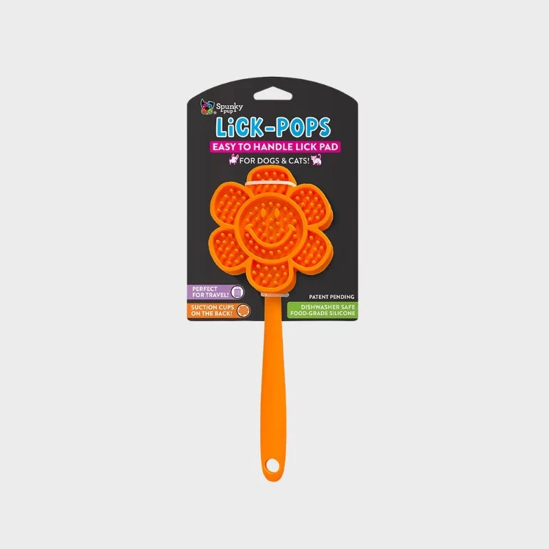 TAPIS DE LÉCHAGE À TENIR MOTIF FLEUR POUR CHIEN - LICK POP