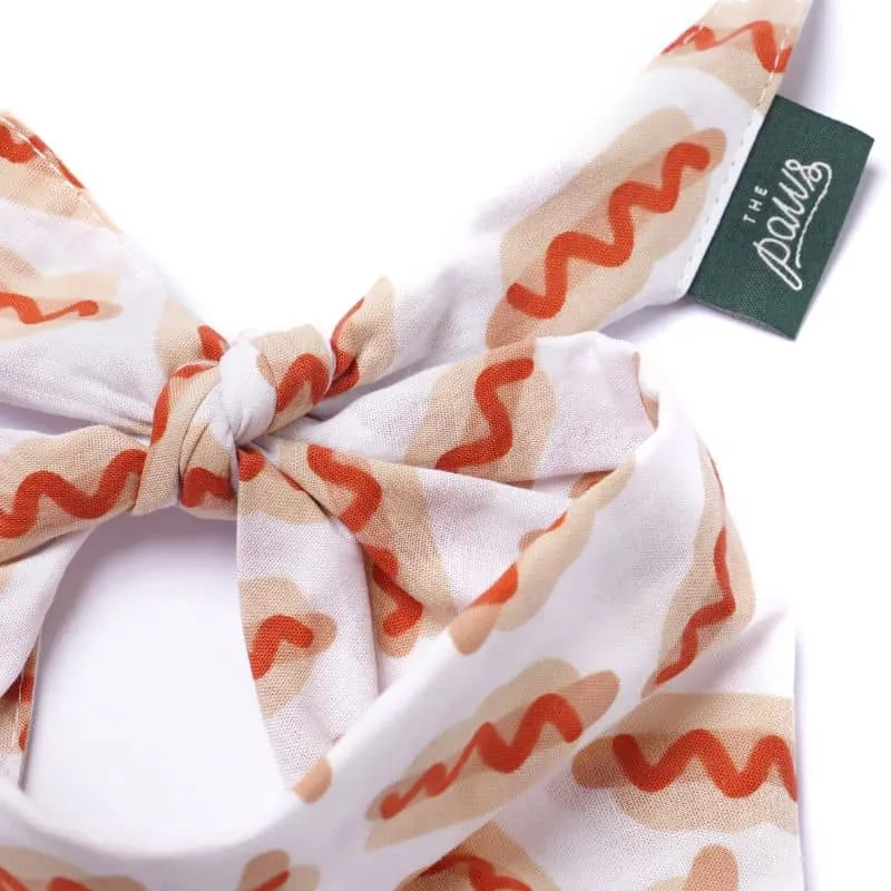 BANDANA POUR CHIEN - HOTDOG 🌭