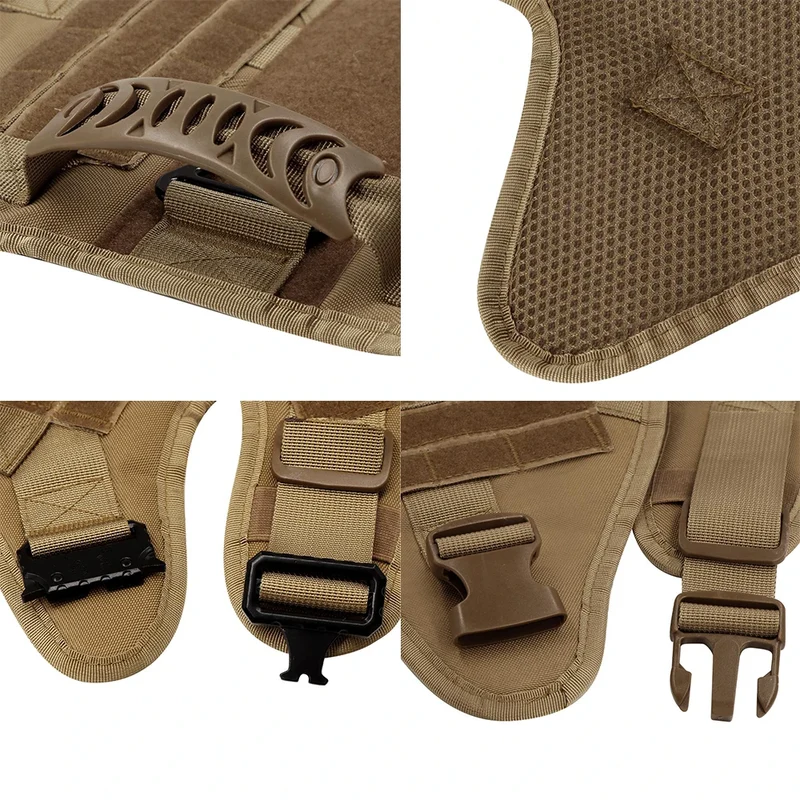 Harnais Tactique Chien pour Berger Allemand et Malinois
