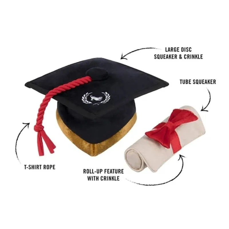 PELUCHE POUR CHIEN - TOQUE ET DIPLÔME 🎓