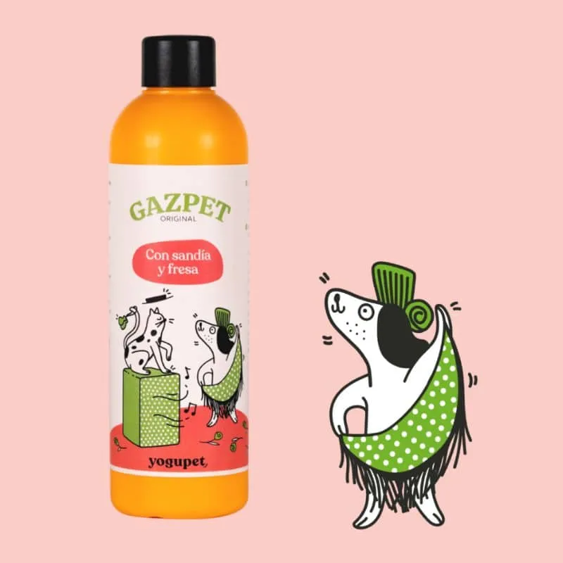 GASPACHO POUR CHIEN OU CHAT - GAZPET PASTÈQUE ET FRAISE 🍉🍓