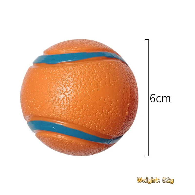 Jouet Indestructible Balle Rebondissante à Mâcher 5 ou 6 cm