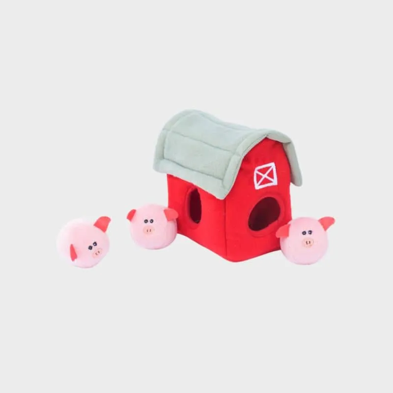 JOUET D’OCCUPATION INTERACTIF POUR CHIEN - FERME ET COCHONS 🐷