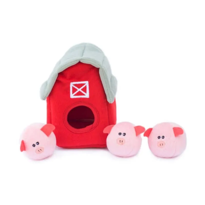 JOUET D’OCCUPATION INTERACTIF POUR CHIEN - FERME ET COCHONS 🐷