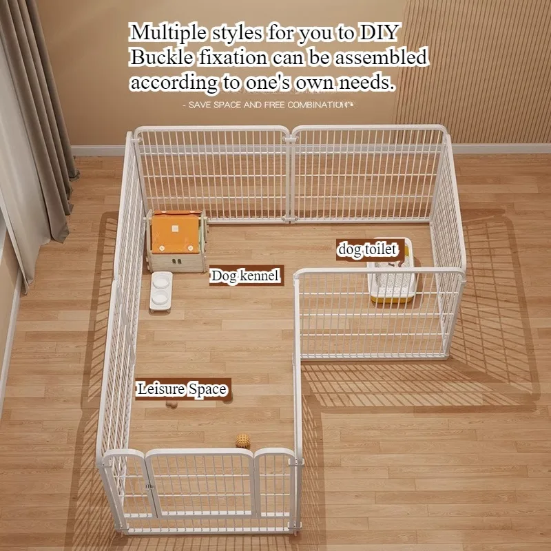 Enclos Modulable pour Chien d'Intérieur Haut et Robuste