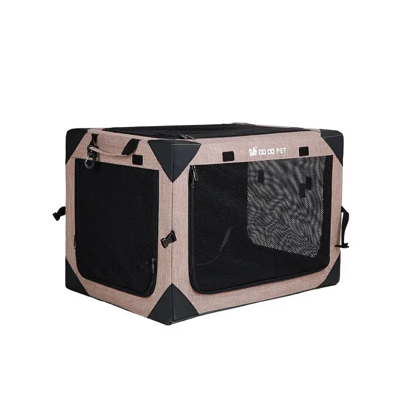 Caisse de Coffre Voiture pour Chien Cadre Acier Pliable