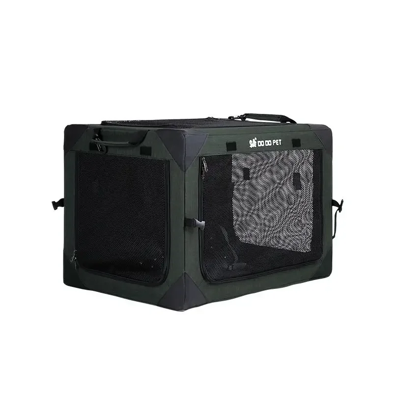 Caisse de Coffre Voiture pour Chien Cadre Acier Pliable