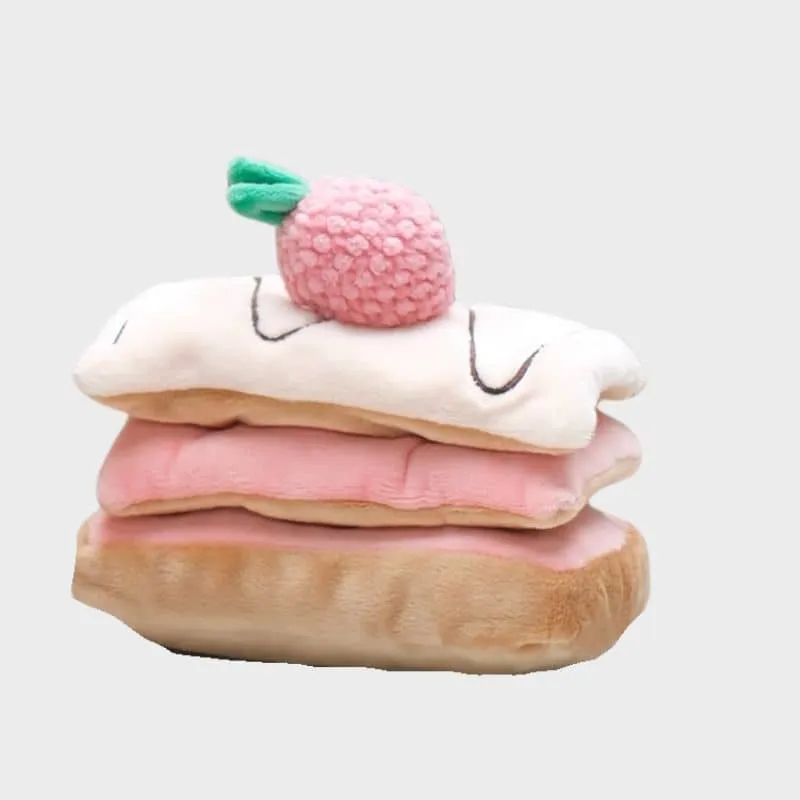 JOUET D’OCCUPATION ET DE FOUILLE POUR CHIEN - MILLE-FEUILLES FRAISE 🍰