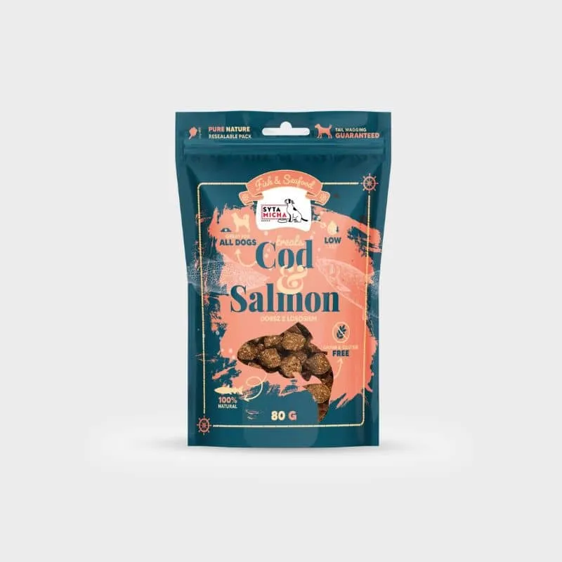 FRIANDISES D’ÉDUCATION POUR CHIEN - SAUMON & MORUE