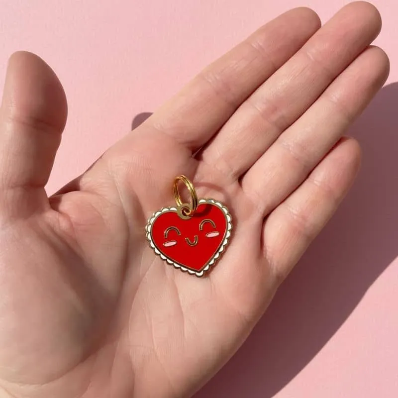 MÉDAILLE POUR CHIEN AVEC QR CODE AU DOS - MY HEART DOG ♥️