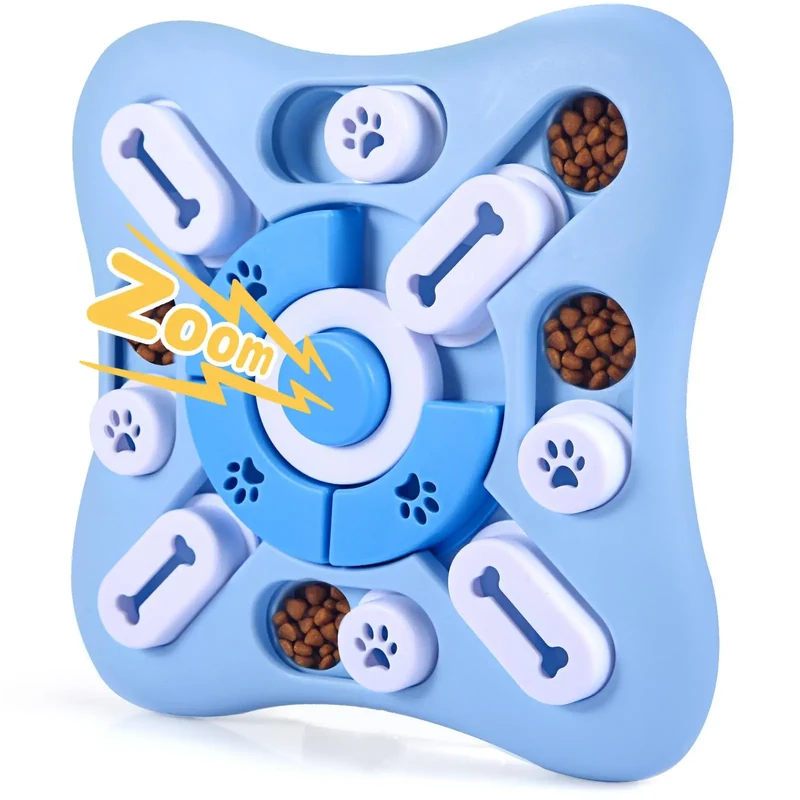 Jouet Puzzle Interactif pour Chien Plateau à Friandises