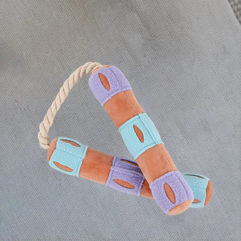 Jouet de Fouille Chien Nunchaku à Friandises 65 cm