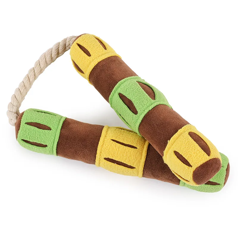 Jouet de Fouille Chien Nunchaku à Friandises 65 cm