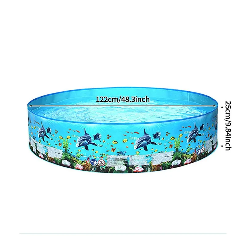 Piscine pour Chien Ronde Grande Taille 122 à 244 cm
