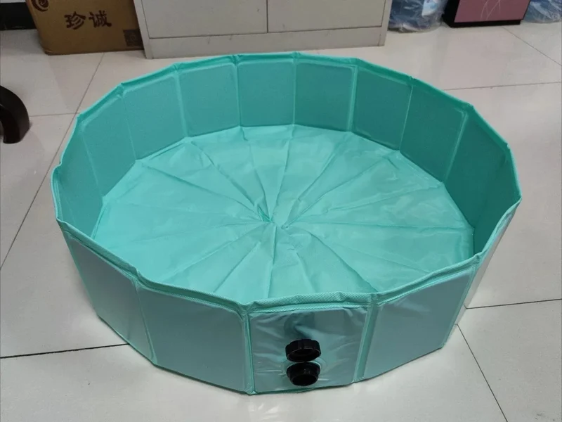 Piscine pour Chien Baignoire Pliable PVC 80 cm
