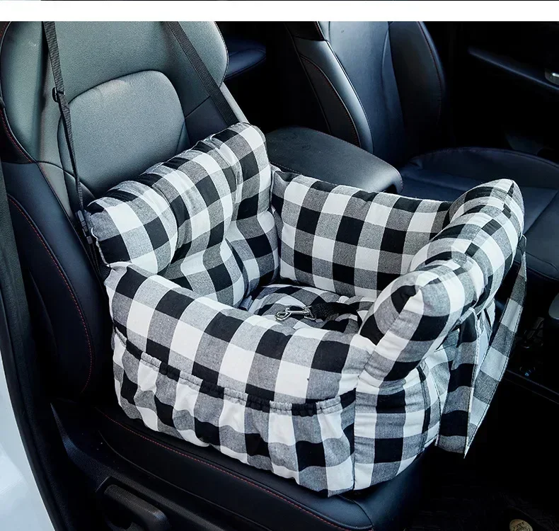 Siège de Voiture pour Petit Chien avec Ceinture de Sécurité