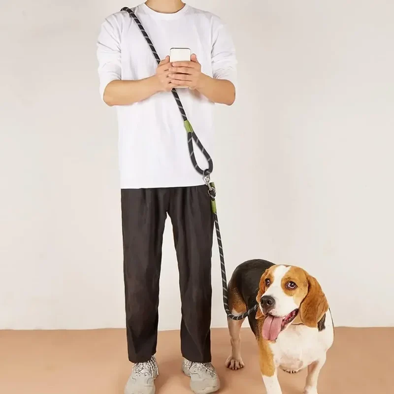Harnais Chien Réfléchissant à Poignée et Boucle Sécurisée Gabarit Moyen
