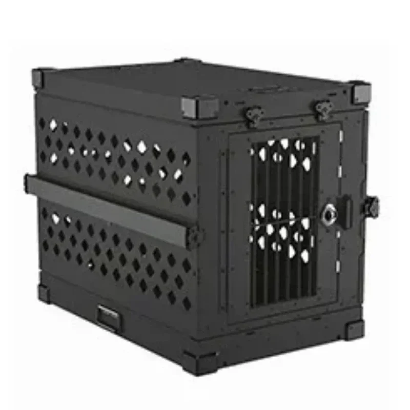 Caisse de Transport Chien Aluminium Pliable 61 à 143 cm