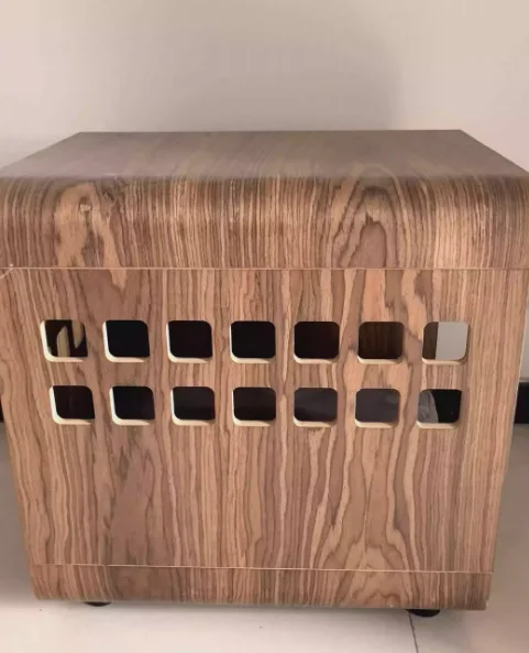 Cage pour Chien Intérieur en Bois Multicouche 60x51x62 cm