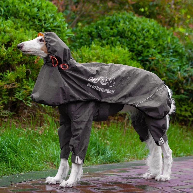 Manteau Imperméable Combinaison Intégrale Grand Chien Réfléchissant