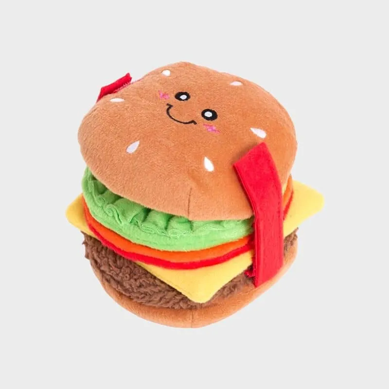 JEU D’OCCUPATION ET DE FOUILLE POUR CHIEN - HAMBURGER 🍔
