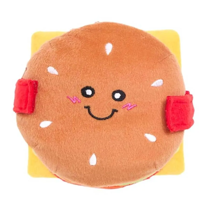 JEU D’OCCUPATION ET DE FOUILLE POUR CHIEN - HAMBURGER 🍔